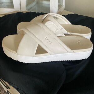 Ugg leather sandals NWOT